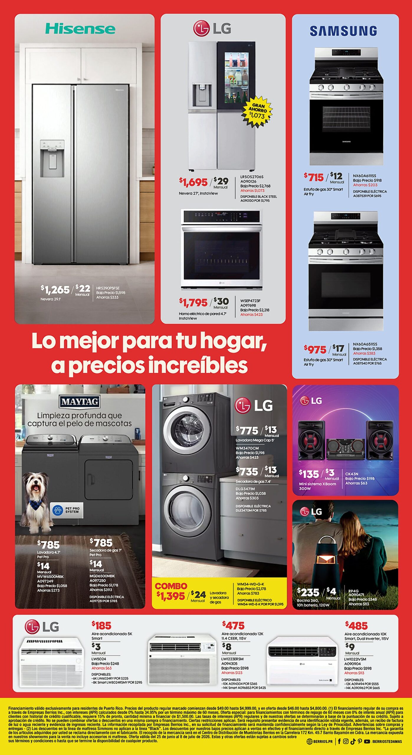 Página 4 del Shopper de Berrios. Válido del 25/06/2026 al 08/07/2026