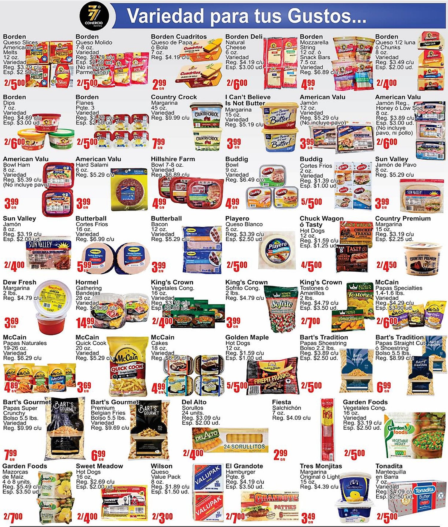 Página 4 del Shopper de Comercio C&C. Válido del 08/07/2026 al 21/07/2026