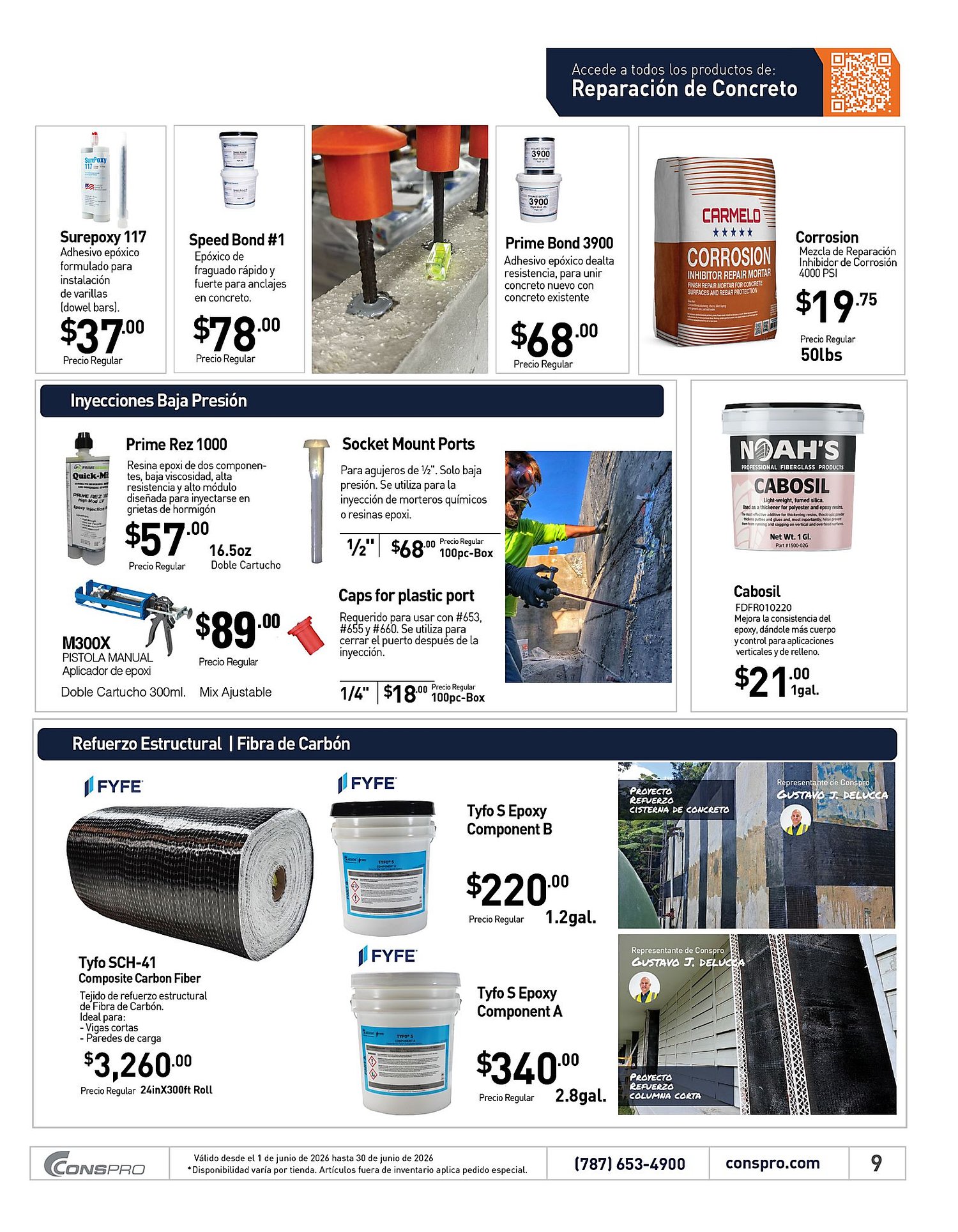 Página 9 del Shopper de Conspro. Válido del 01/06/2026 al 30/06/2026