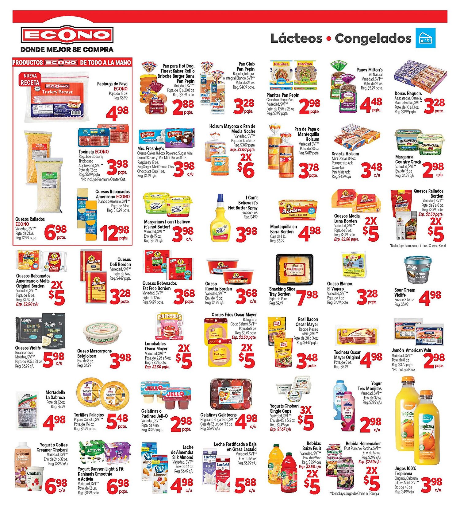 Página 4 del Shopper de Econo. Válido del 11/06/2026 al 17/06/2026