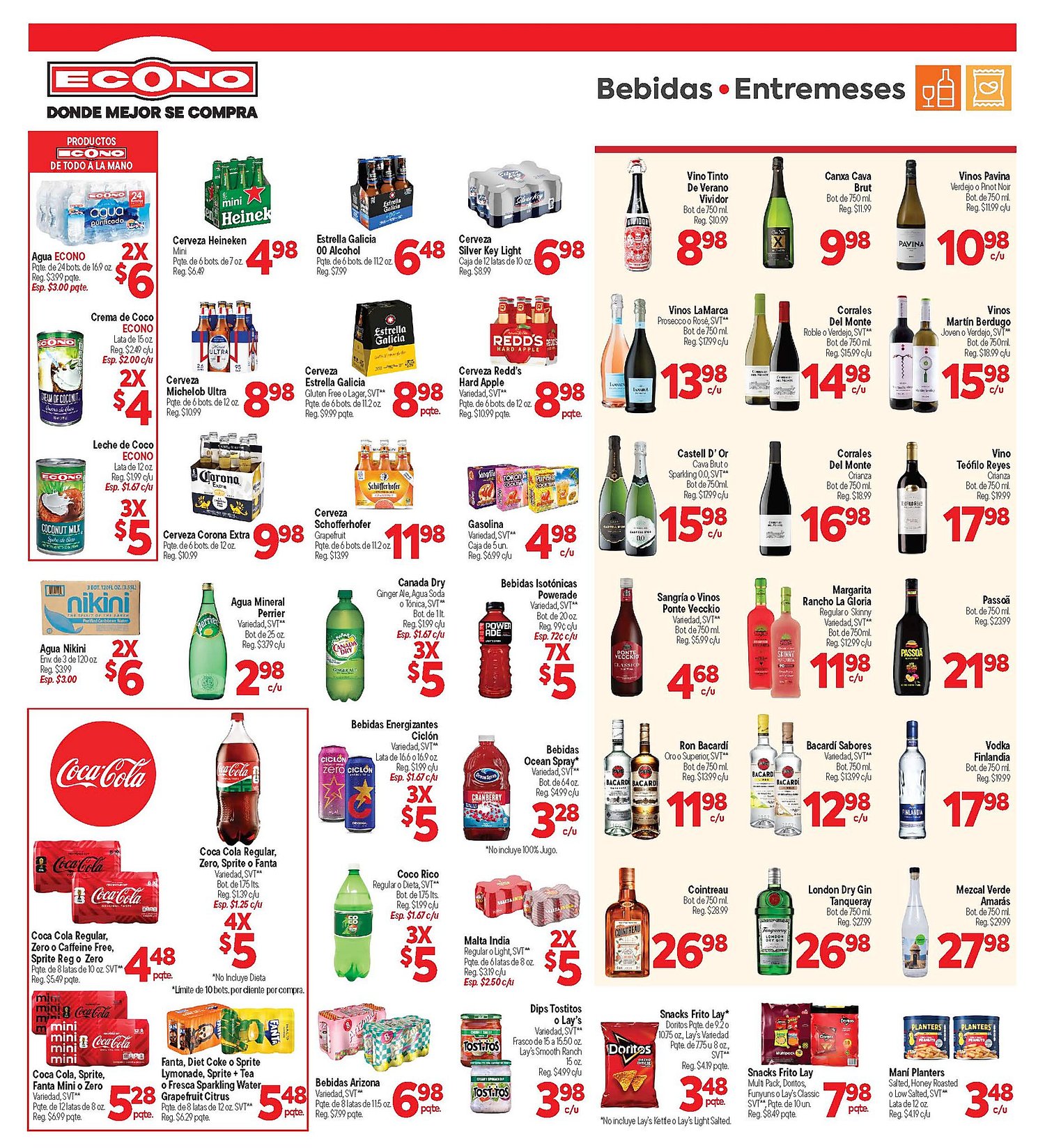 Página 8 del Shopper de Econo. Válido del 11/06/2026 al 17/06/2026