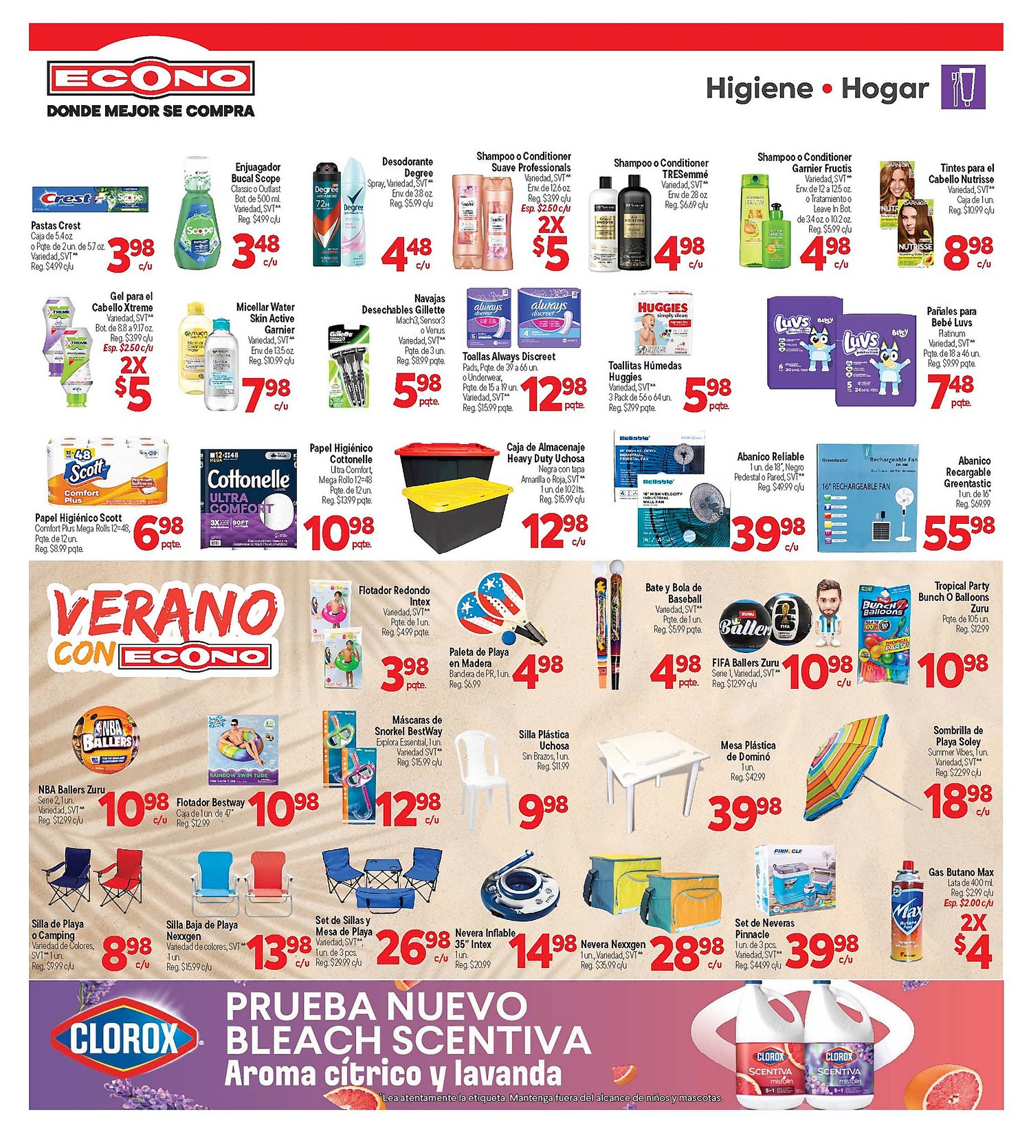 Página 10 del Shopper de Econo. Válido del 11/06/2026 al 17/06/2026