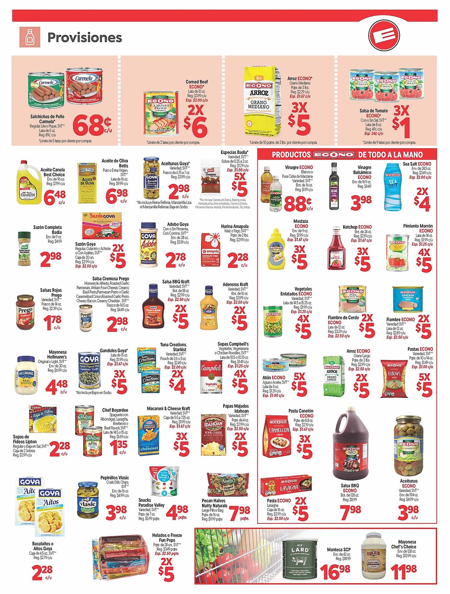 Página 11 del Shopper de Econo. Válido del 02/07/2026 al 08/07/2026