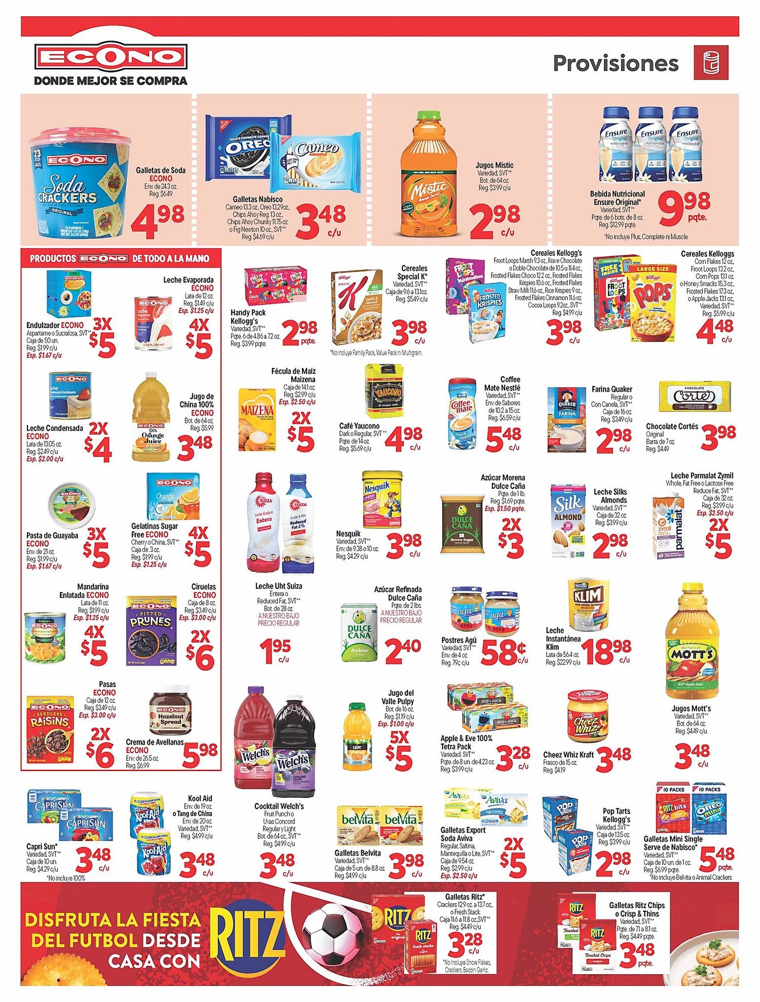Página 12 del Shopper de Econo. Válido del 02/07/2026 al 08/07/2026