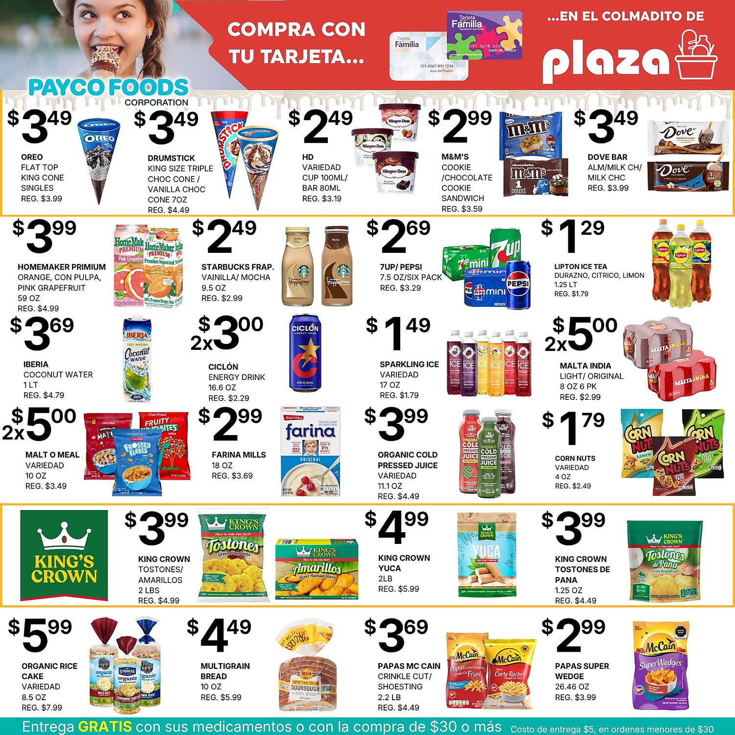 Página 5 del Shopper de Farmacias Plaza. Válido del 22/06/2026 al 11/07/2026