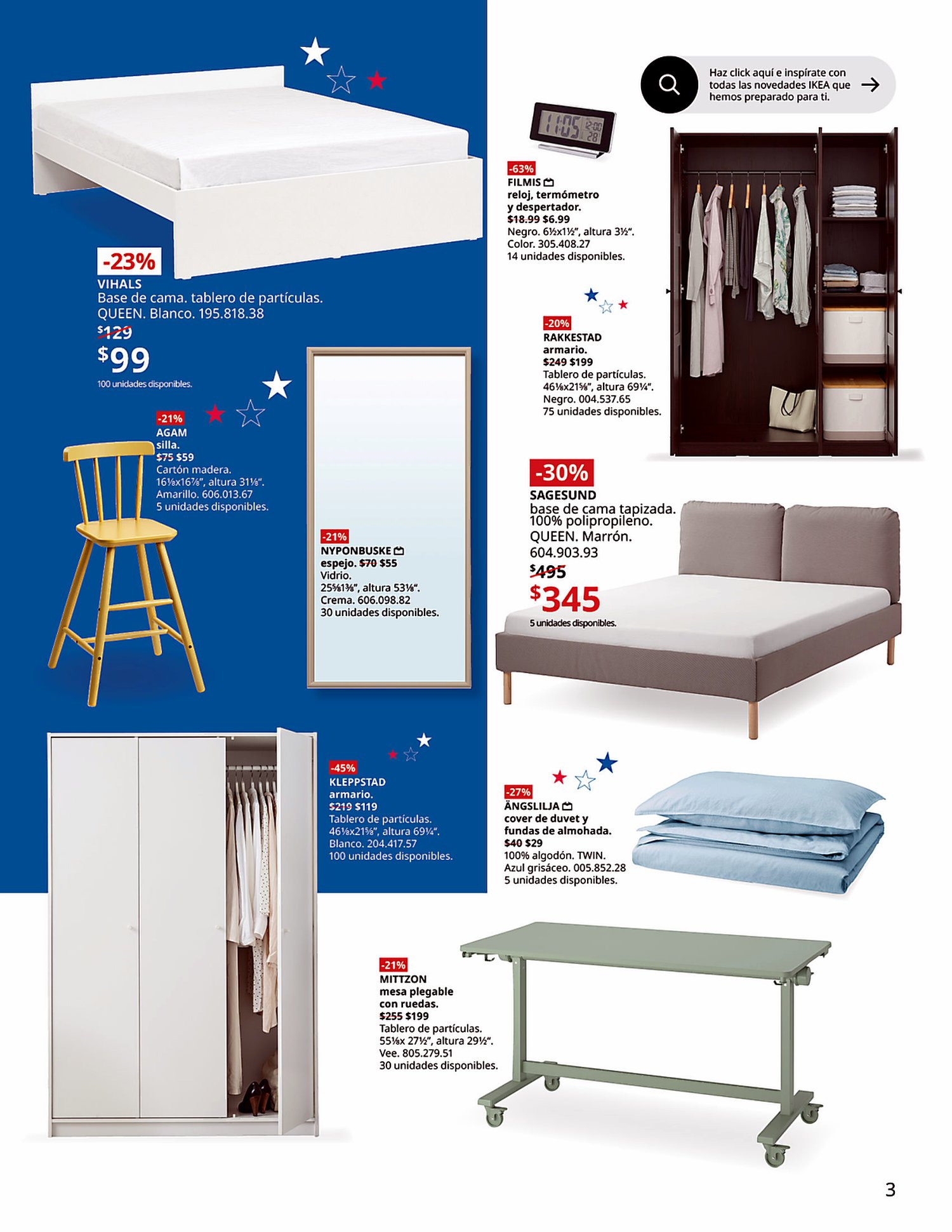 Página 3 del Shopper de IKEA. Válido del 22/06/2026 al 05/07/2026