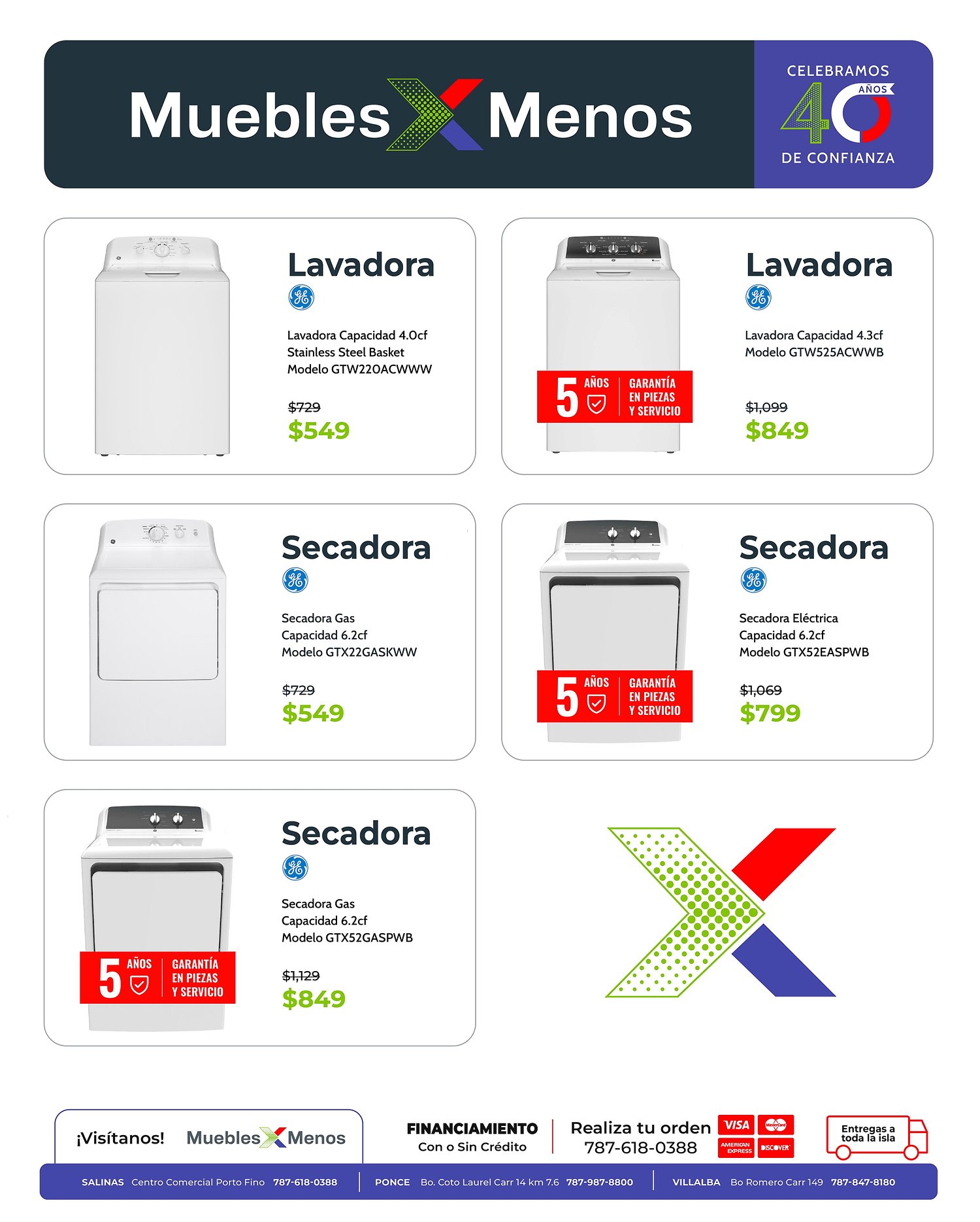 Página 2 del Shopper de Muebles X Menos. Válido del 01/06/2026 al 30/06/2026