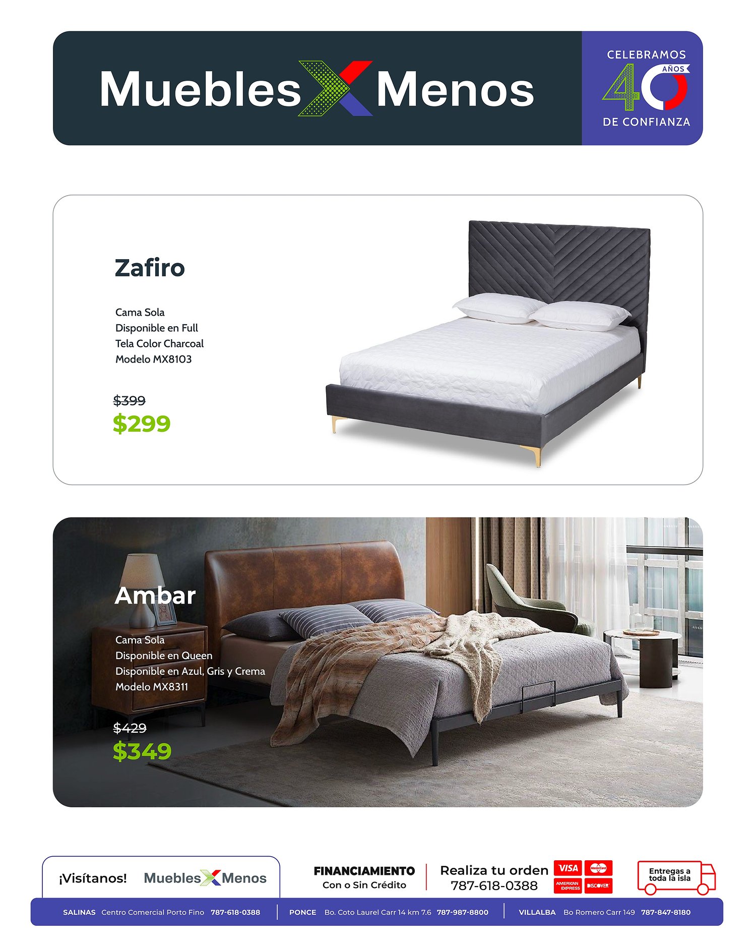 Página 4 del Shopper de Muebles X Menos. Válido del 01/06/2026 al 30/06/2026