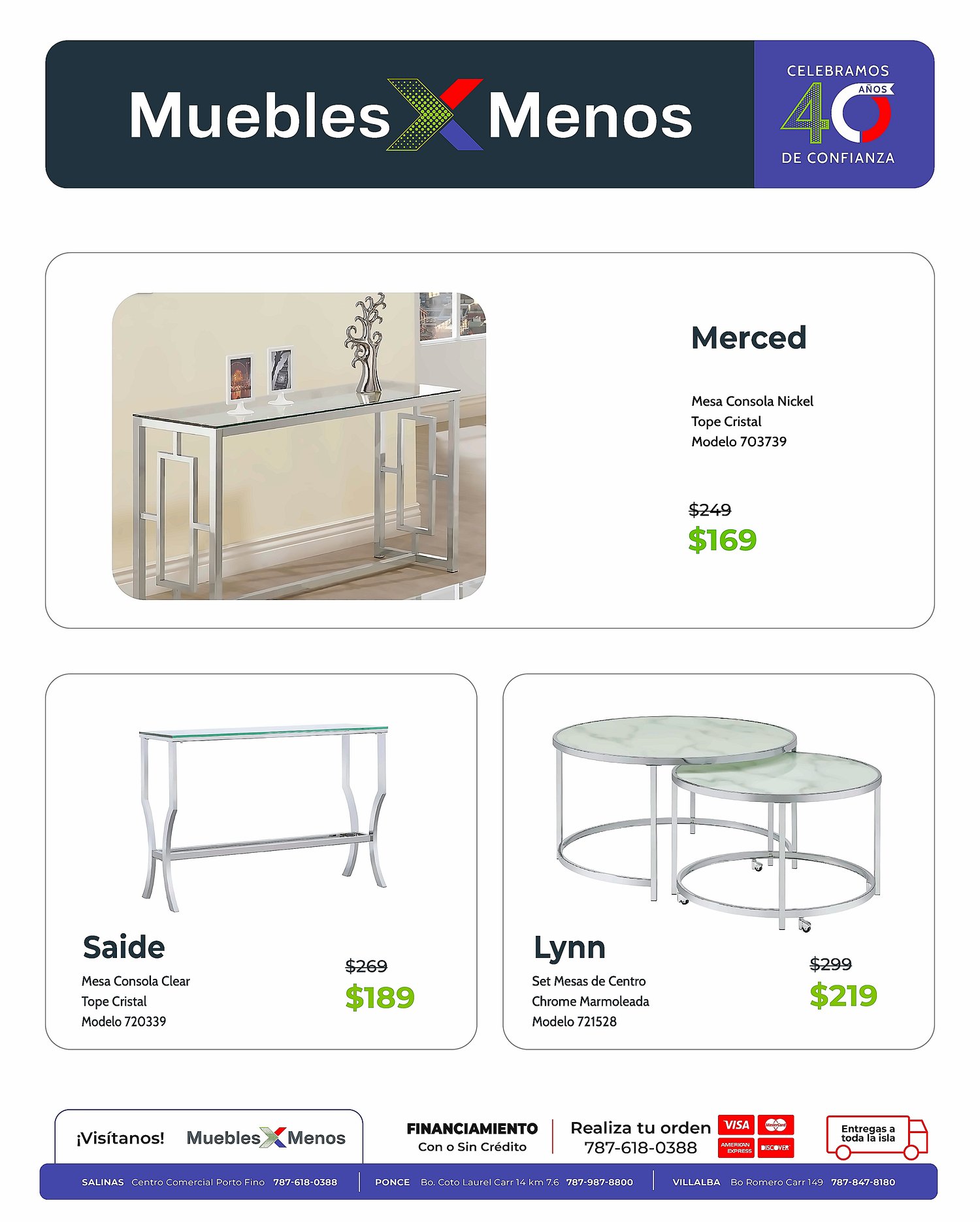 Página 8 del Shopper de Muebles X Menos. Válido del 01/06/2026 al 30/06/2026