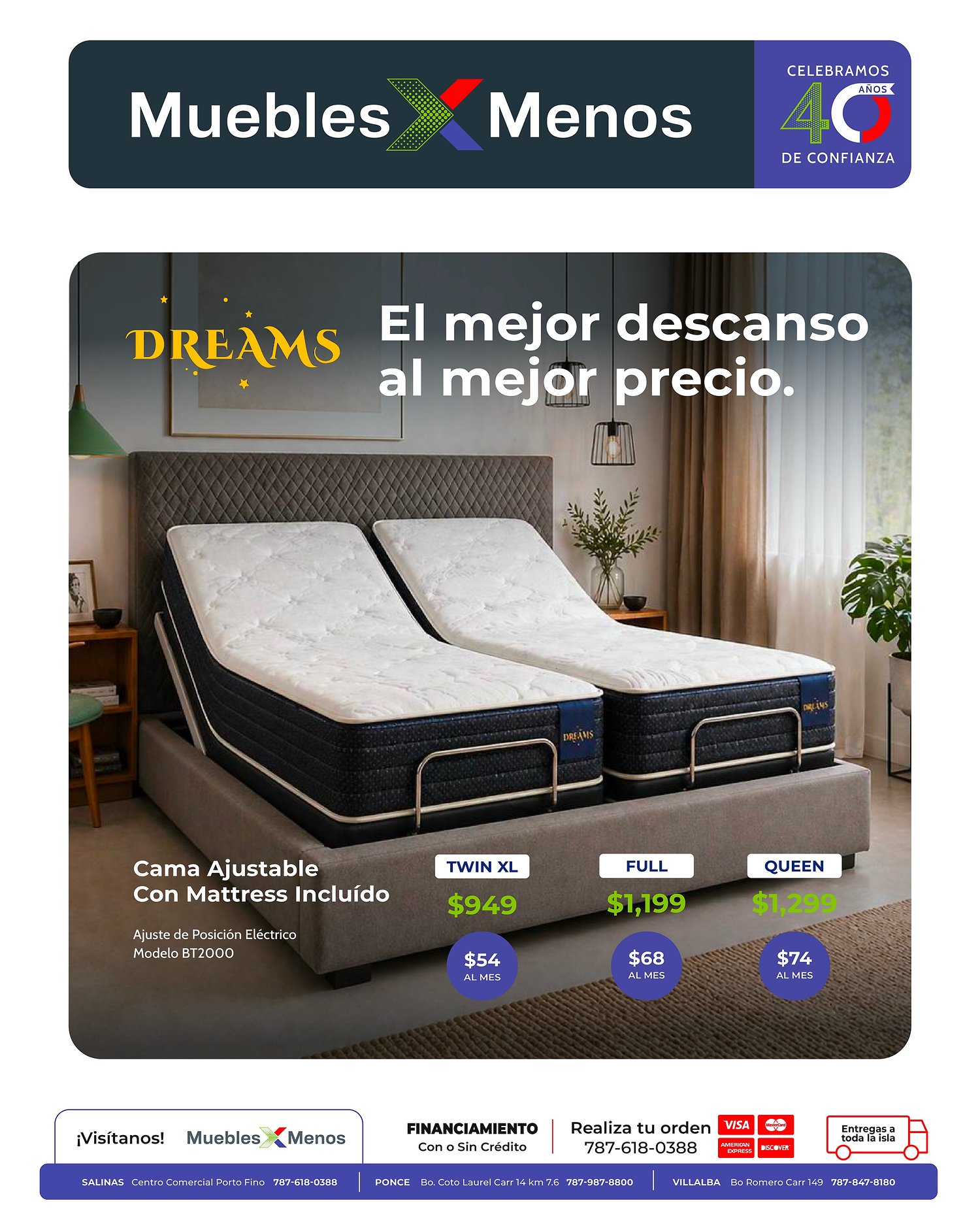 Página 9 del Shopper de Muebles X Menos. Válido del 01/06/2026 al 30/06/2026
