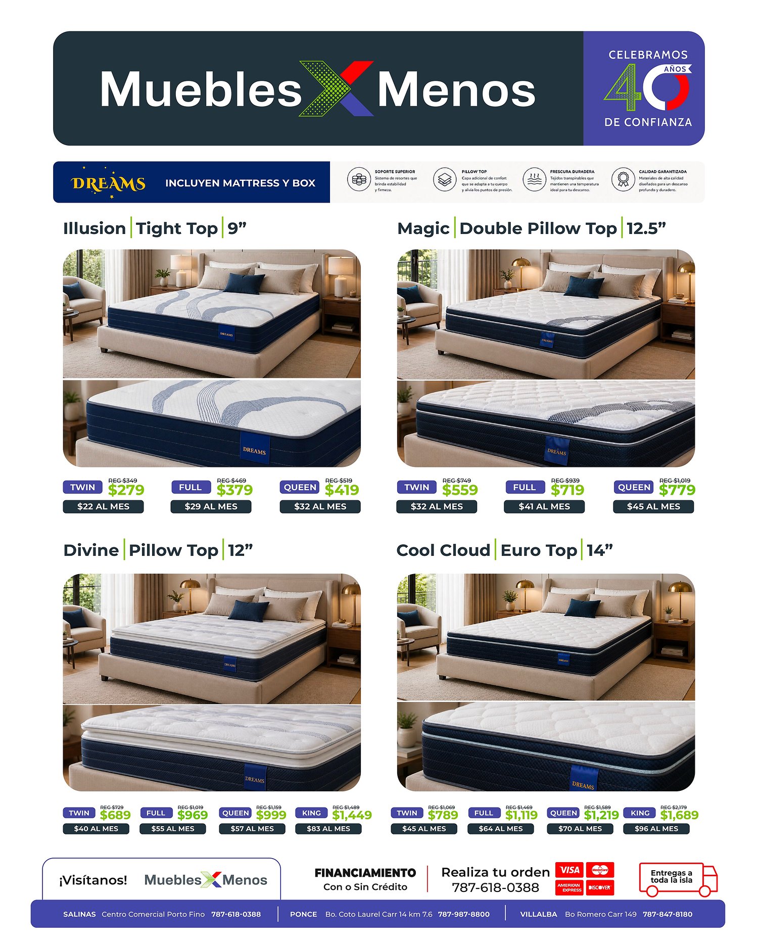 Página 10 del Shopper de Muebles X Menos. Válido del 01/06/2026 al 30/06/2026
