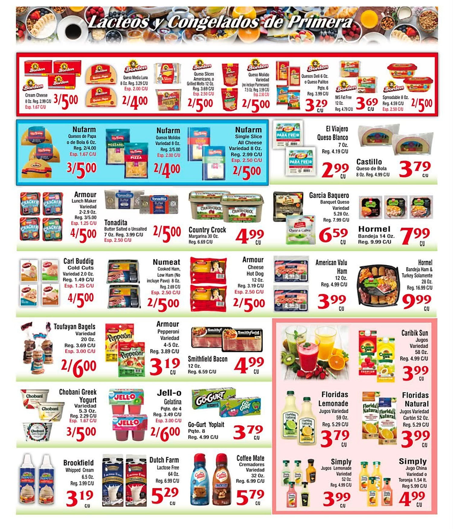 Página 8 del Shopper de Napo Vélez. Válido del 09/07/2026 al 15/07/2026