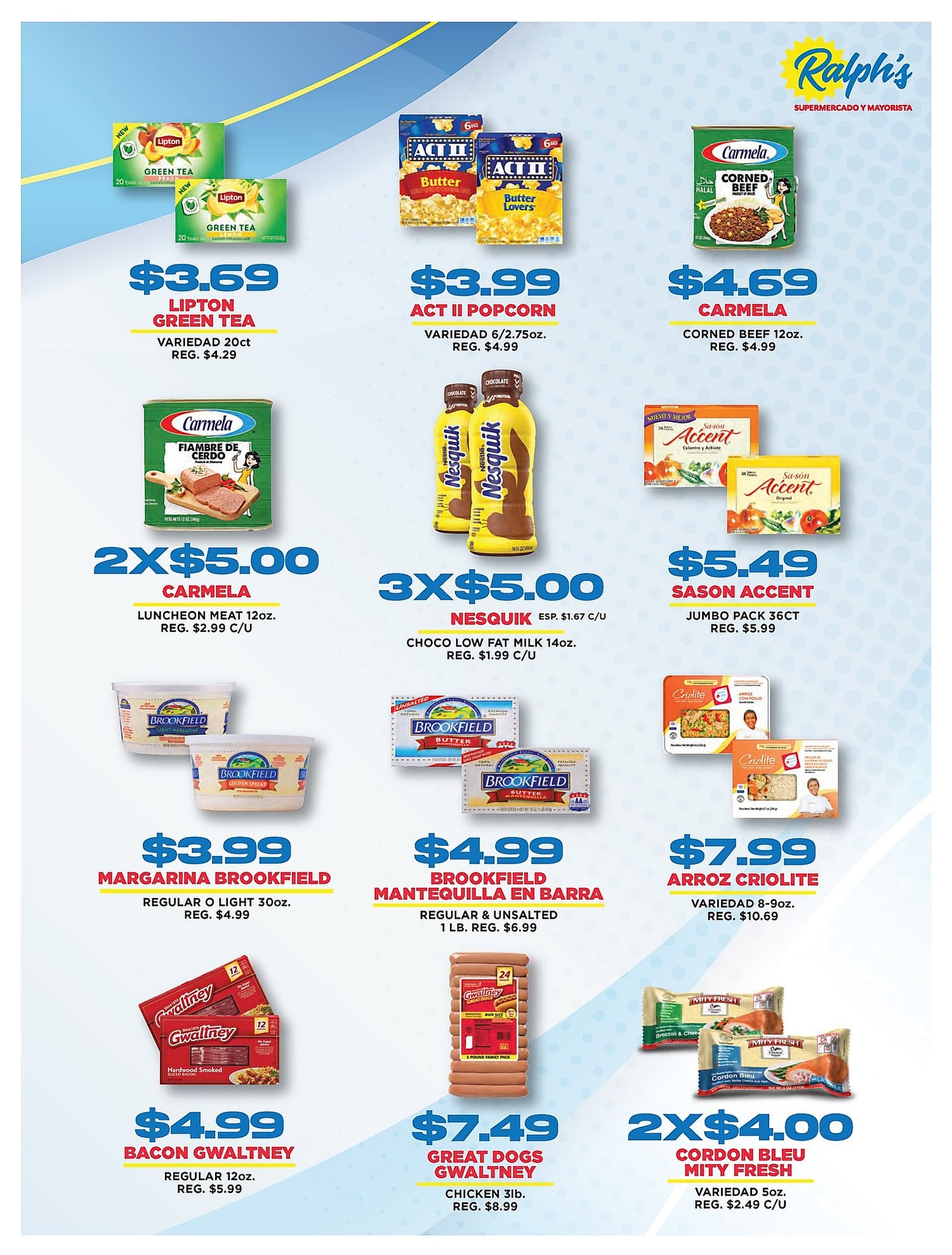 Página 8 del Shopper de Ralph's. Válido del 10/07/2026 al 16/07/2026