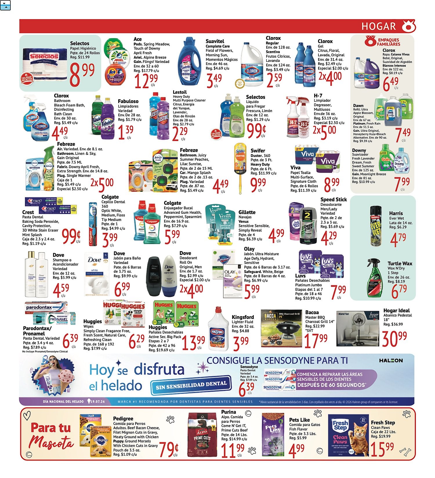 Página 4 del Shopper de Selectos. Válido del 16/07/2026 al 22/07/2026