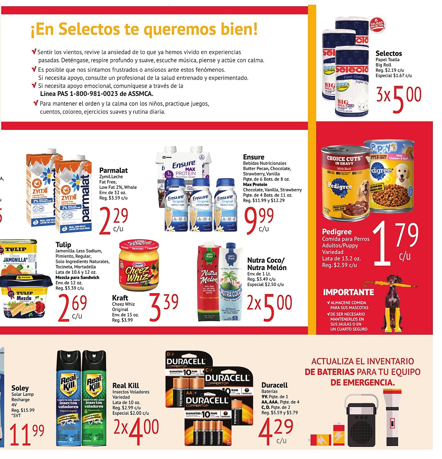 Página 7 del Shopper de Selectos. Válido del 16/07/2026 al 22/07/2026