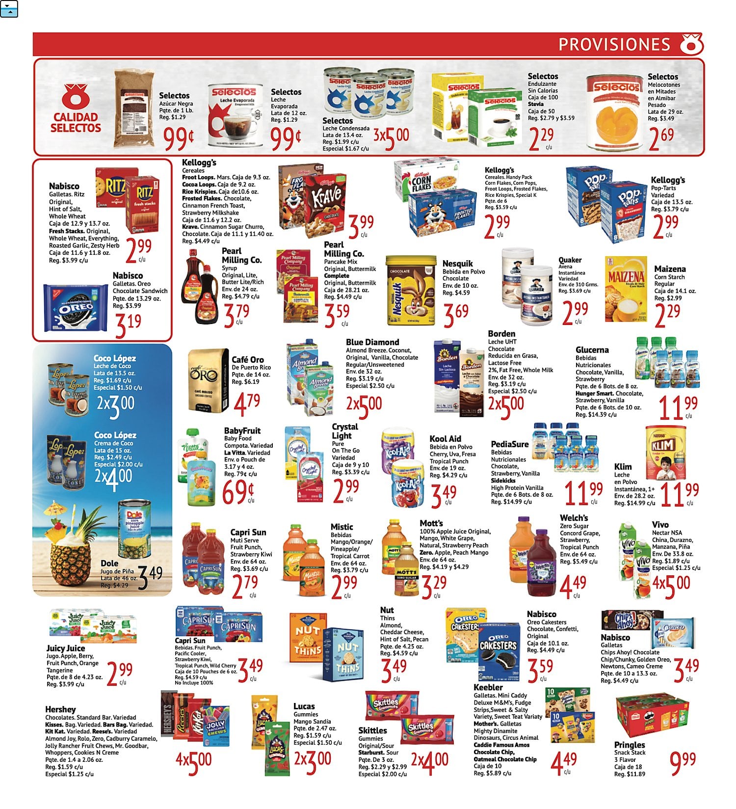 Página 10 del Shopper de Selectos. Válido del 16/07/2026 al 22/07/2026