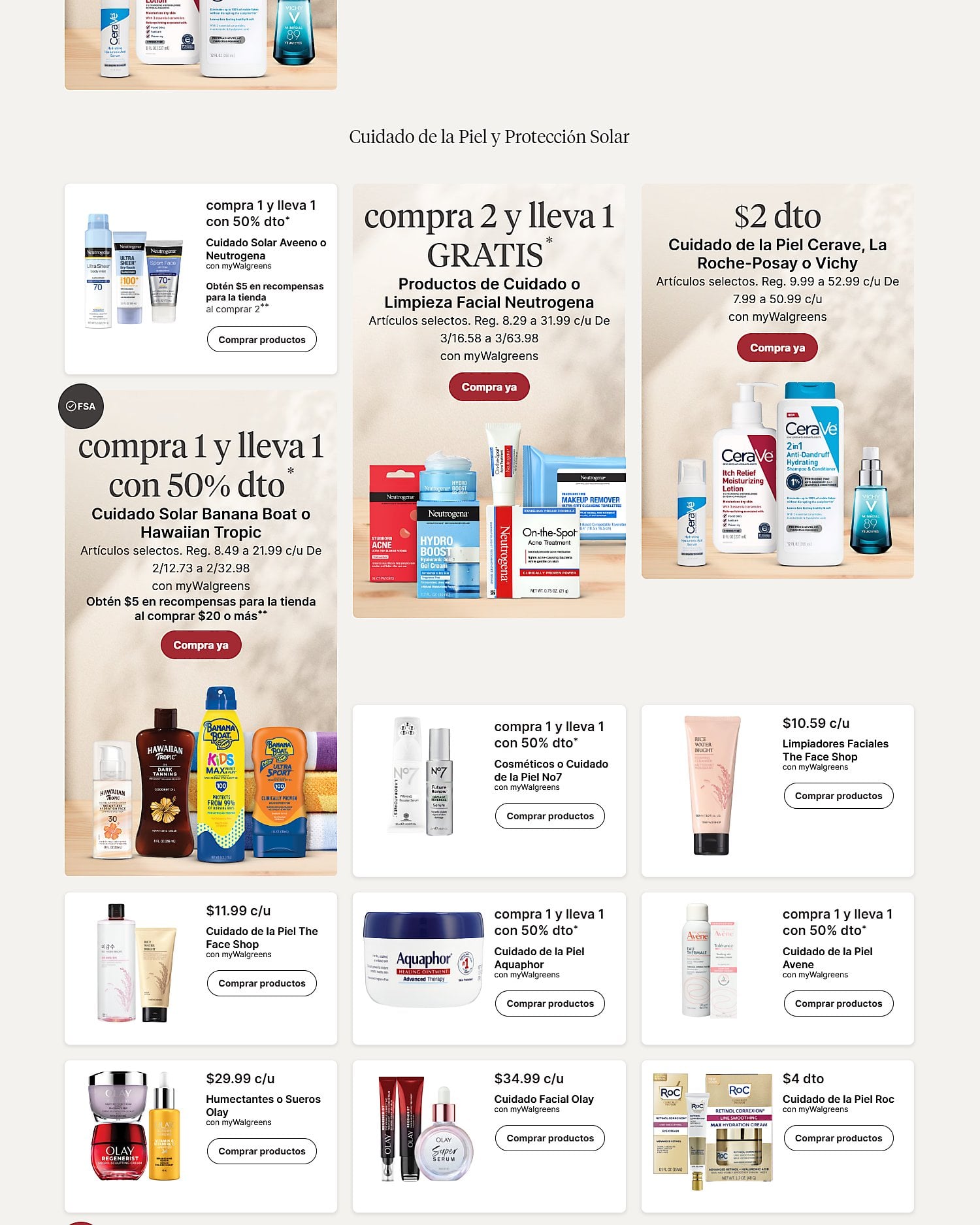 Página 13 del Shopper de Walgreens. Válido del 26/07/2026 al 01/08/2026