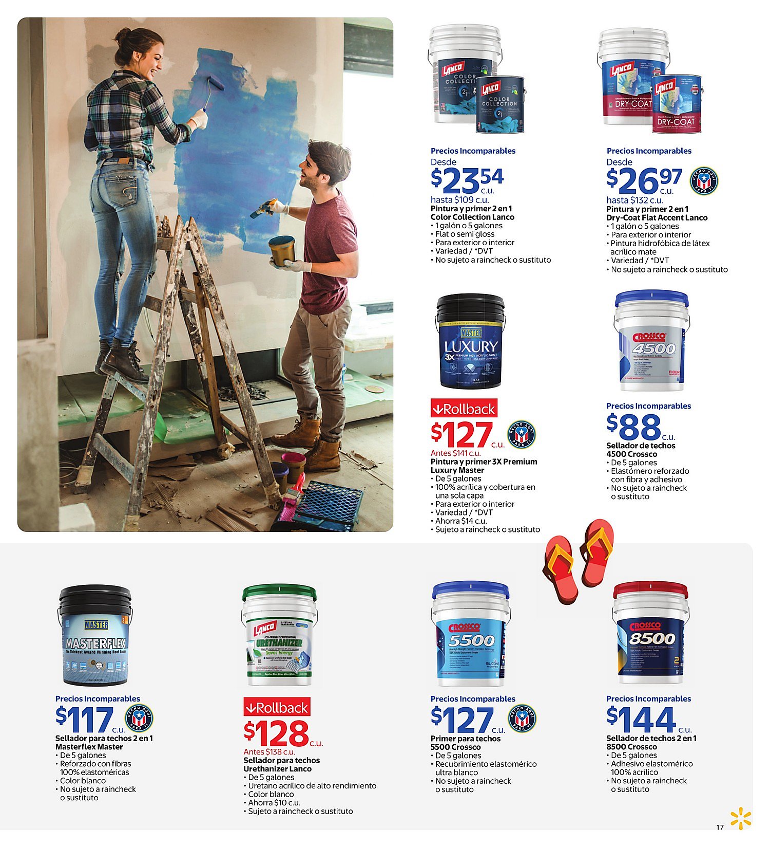 Página 17 del Shopper de Walmart. Válido del 10/06/2026 al 07/07/2026