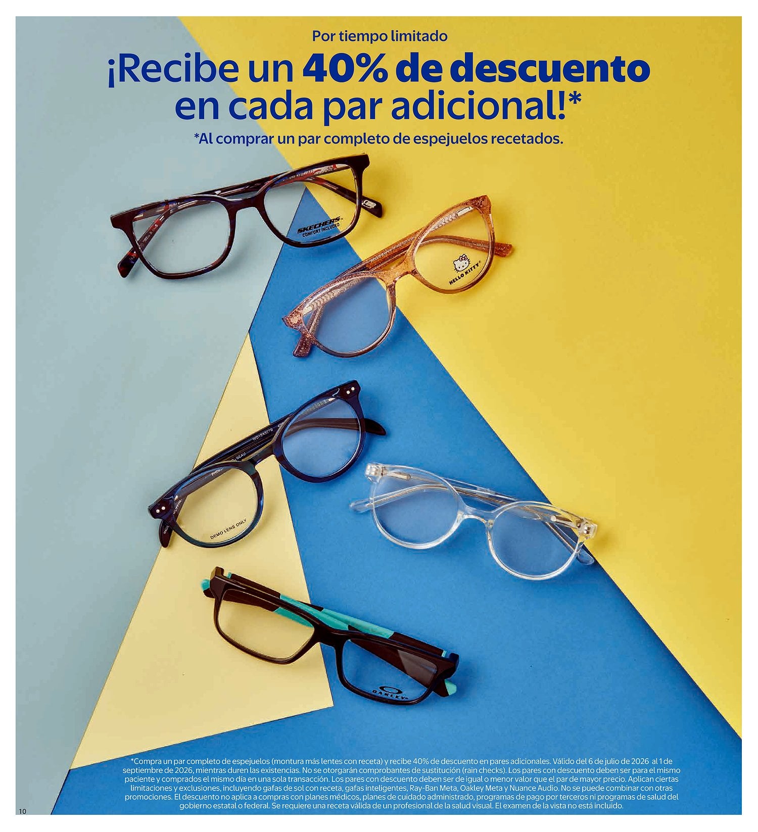 Página 10 del Shopper de Walmart. Válido del 08/07/2026 al 04/08/2026