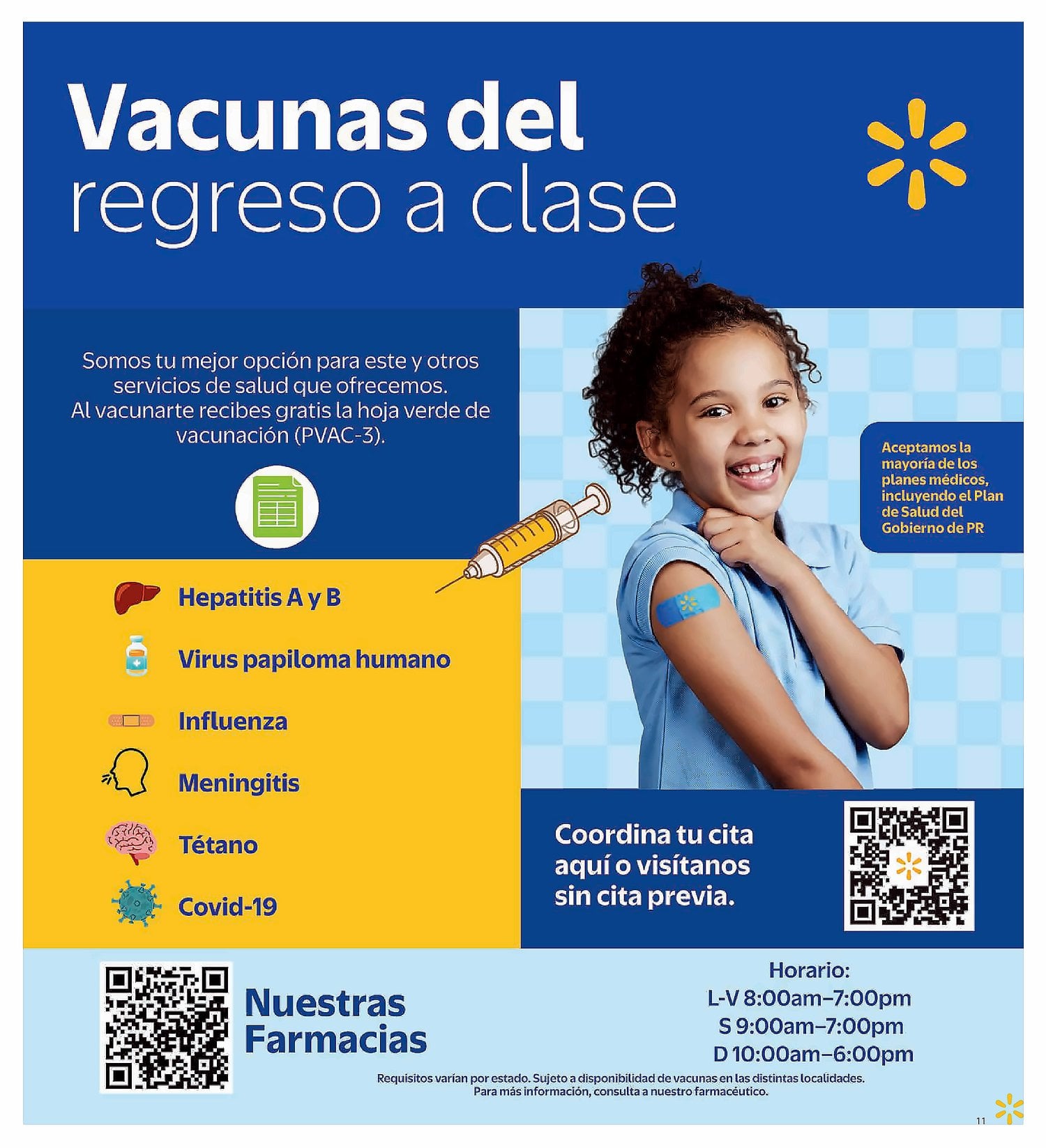 Página 11 del Shopper de Walmart. Válido del 08/07/2026 al 04/08/2026